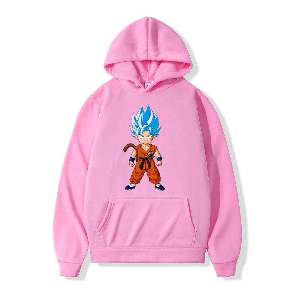 Japanese Anime Hoodie Unisex Women Dragon-ball Hip Hop Winter Fleece Hooded Unisex Harajuku Sweatshirts Clothes Male Dropshipping