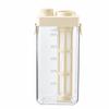 Built In Measurement Scale Cold Brew Pitcher Brewing Coffee Carafe  Home Camping