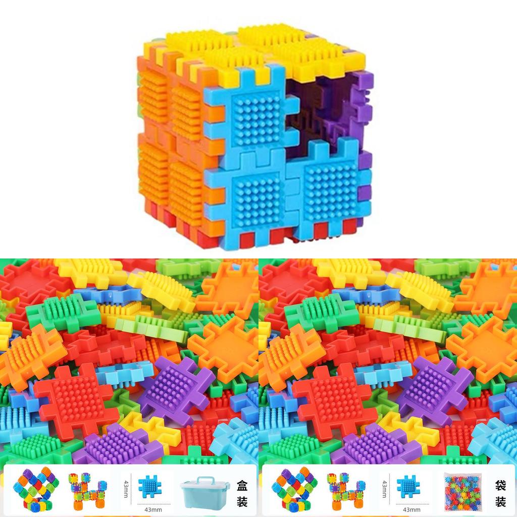 Creative Thinking Building Blocks With Pp Material For Parentchild Learning Educational Toy