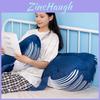 Soft And Cuddly Cartoon Whale Plush Pillow Toy For Girls Ocean Theme Decor