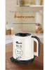 Festive Red 2.5L Electric Kettle with Detachable Lid & Auto Power-Off 