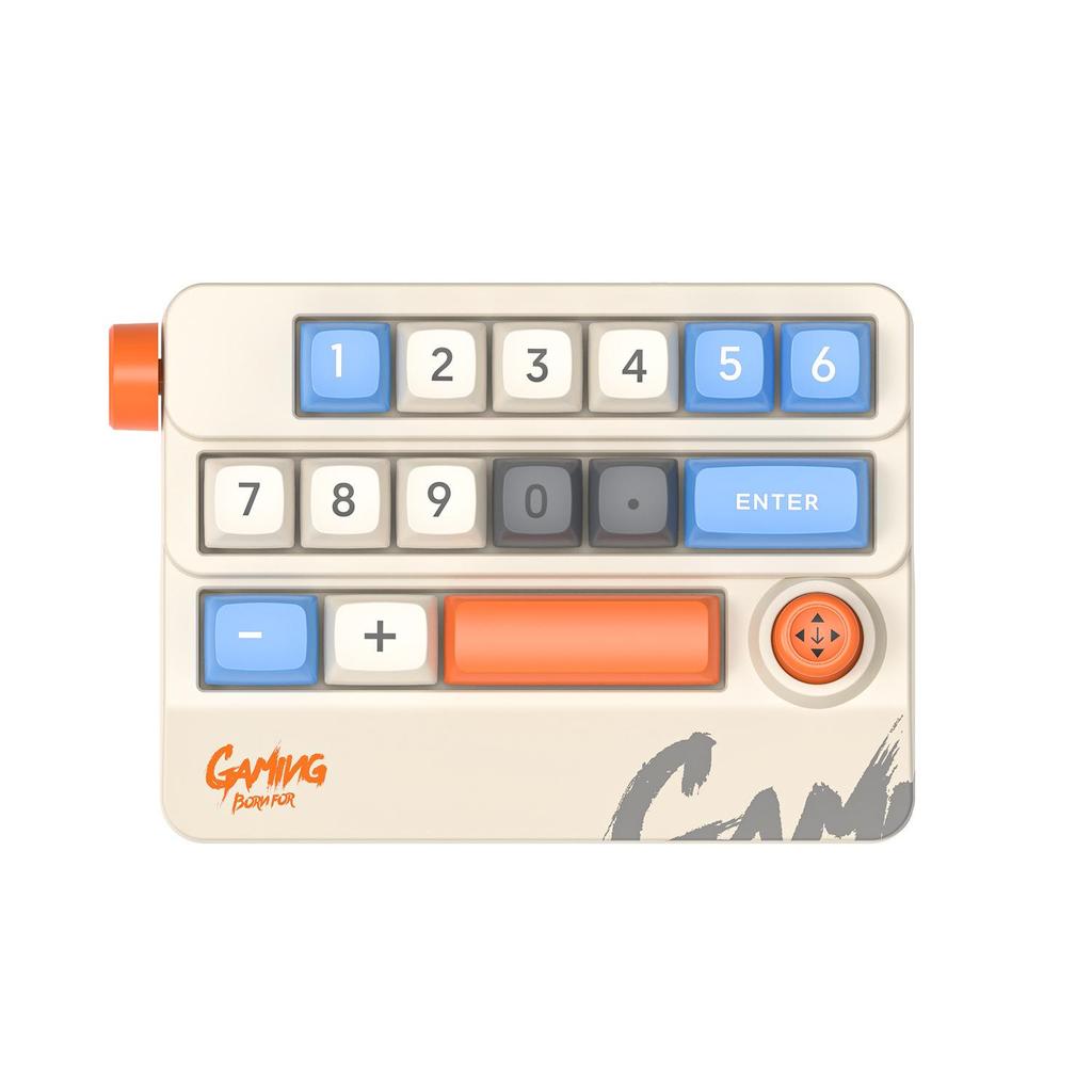 Mechanical Mini Keyboard with Hot-Swappable Red Switches and TYPE-C Wired Connection for Gaming, Office, and Financial Use.