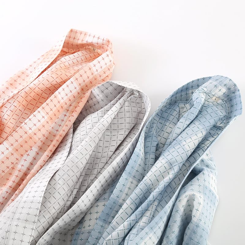 double after gentle on the cotton room autumn [ASHE RANGEEL] Pajamas, gauze, printed, bathrobe, 100% cotton, jinbei, women's, men's, women's, yukata,