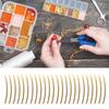 200Pcs Curved Noodle Tube Spacer Beads         Jewelry Making Accessories