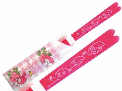 Sanrio Schleife Transparente Essstäbchen Rosa 490561 "My Melody"