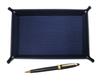 Japanese Grained Cowhide Pen Tray Blue Neo Ballpoint Pen Set Black D-600 TRAL-600B-B