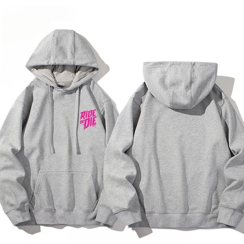 

Unisex 2D Letter Print Hooded Sweatshirt for Spring & Autumn (2025 Edition) 2XL
