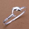 Bracelet jonc en argent sterling 925 pour femmes, cadeau préféré de mariage pour fille, bijou de haute qualité, mode, tempérament noble, dauphin