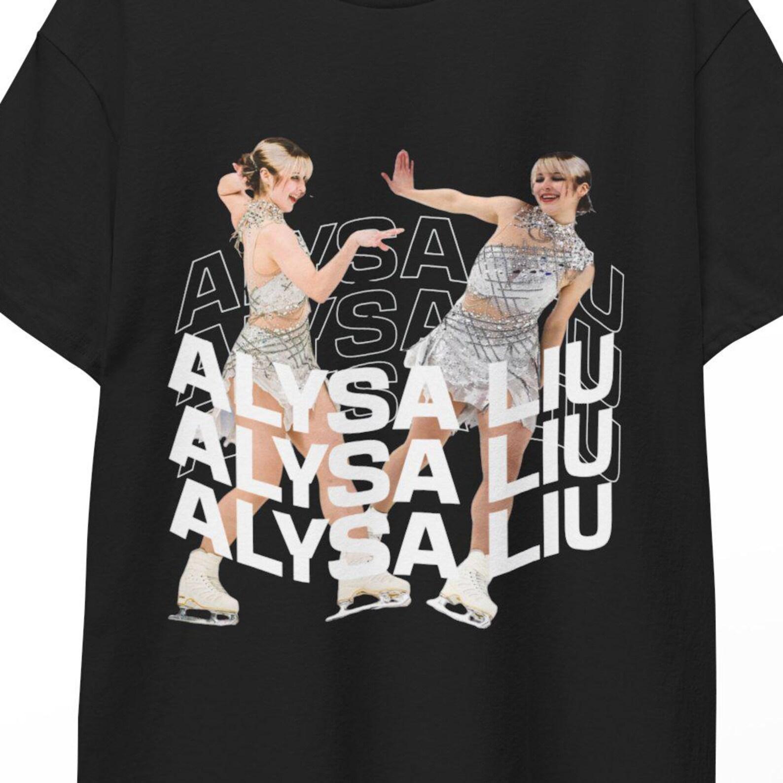 Alysa Liu Skate with Joy, Fearless Jumps & Golden Dreams Figure Skating for Champions at Heart Worldwide Fans Pro Inspirational Unisex Tee 3XL