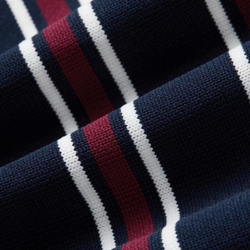 Biyin Lefen Women's 'Resilient Yarn' Striped Polo Shirt