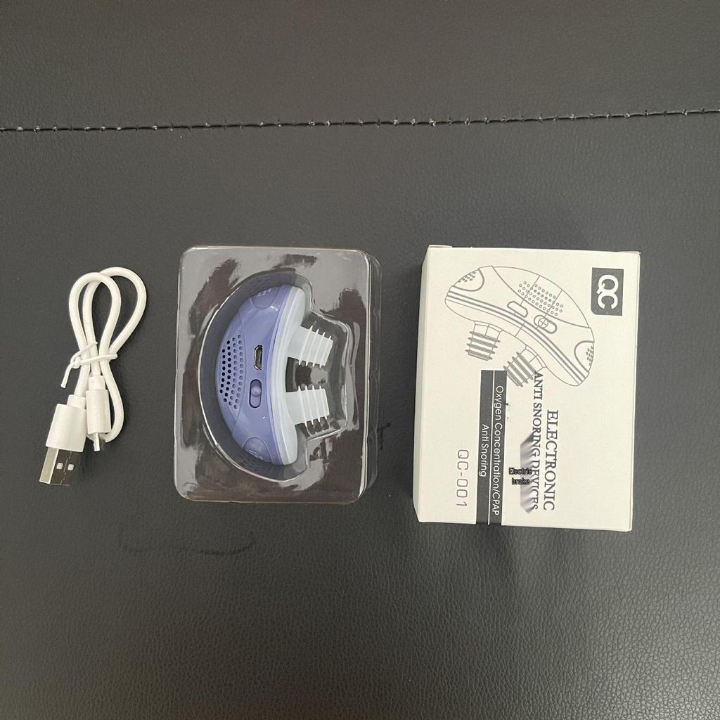 New Compact Electric Anti-Snoring Device for Men and Women - Home Use Solution to Stop Snoring