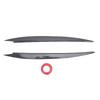 Headlight Eyelid Eyebrow Cover Trim Carbon Fiber Style Waterproofing Slick Replacement for 7 R 7.5 MK 7.5 GTD R