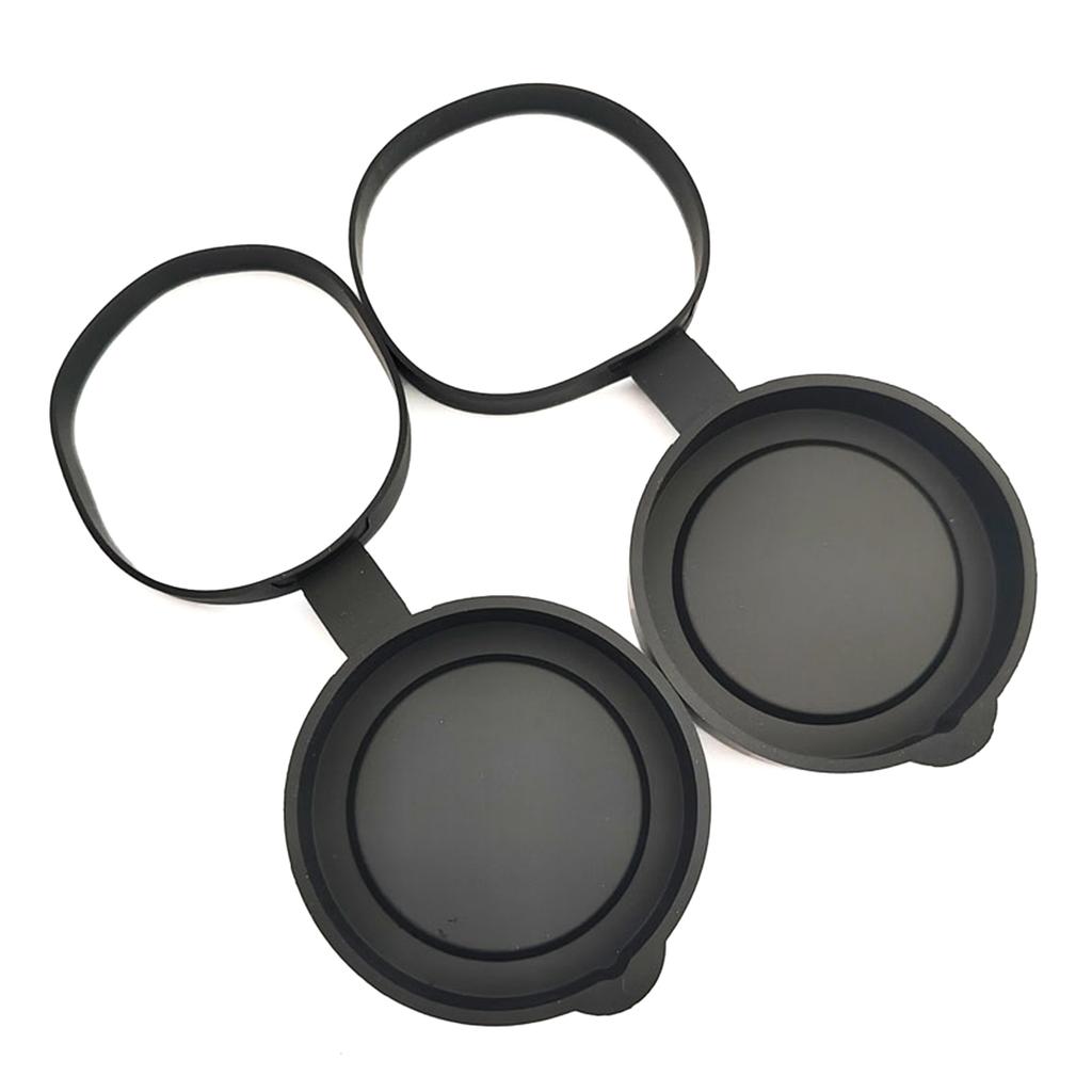 Silikon Fernglas/Monokular Objektivabdeckungen 52mm-55mm/61-63mm für optische Instrumente Staubschutz/Augenschutzkappen