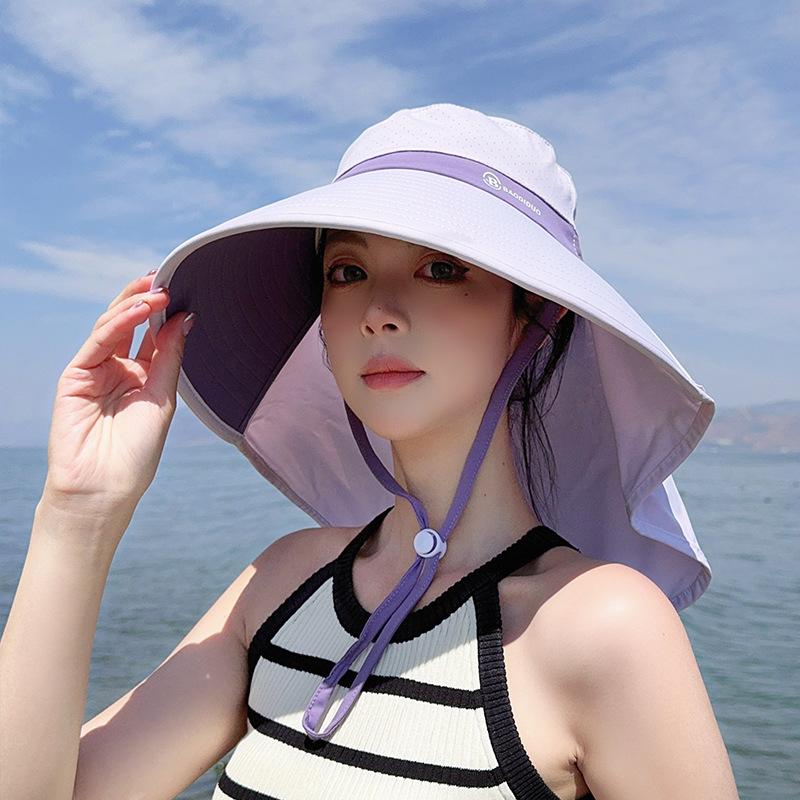 

Летняя дышащая шаль, защита шеи, шляпа-панама, уличная шляпа с широкими полями для защиты от солнца, шляпа от солнца с защитой от ультрафиолета для катания в горах