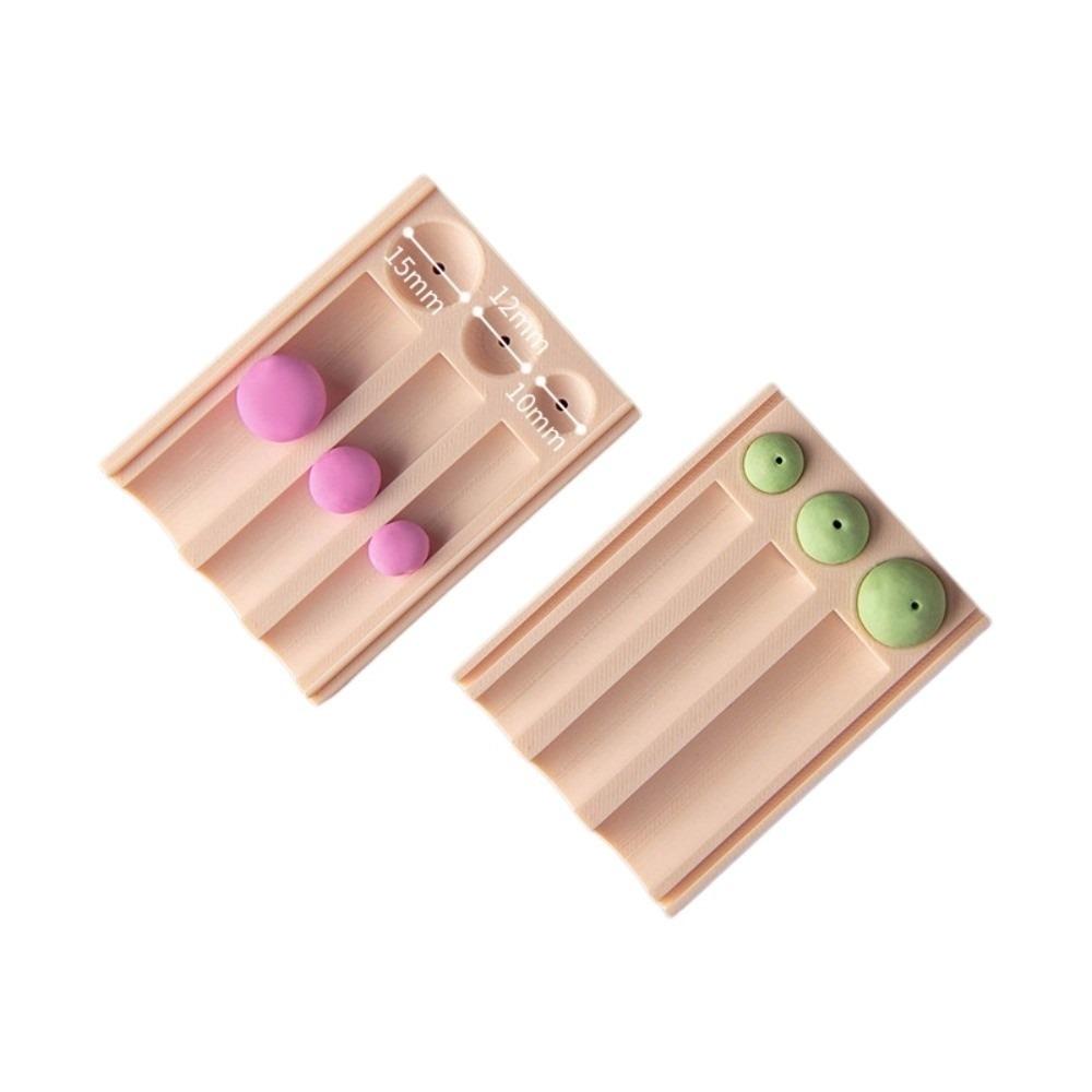 1 Pair / 3 Pairs with Hole Punch Round Ball Shaping Mold DIY Jewelry Earrings Necklaces