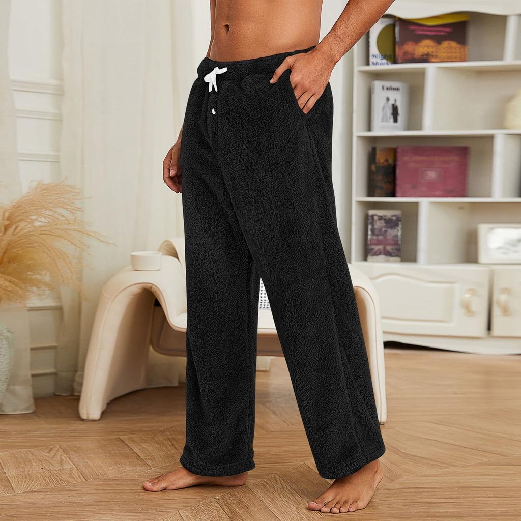 Men's Allover Printed Home Pants Sleeping Pajama Pants Long Pants Pajama Pants
