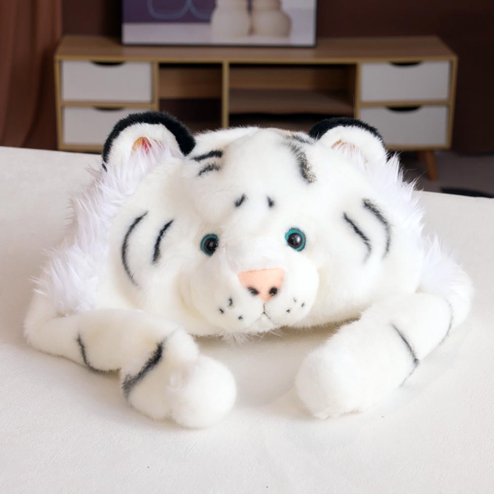 Adorable Tiger Plush Hat: Children s Winter Warmth & Ear Protection, Cartoon Lei Feng Style S