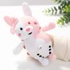 25/35Cm Black White Bear Pink Rabbit Stuffed Plaything Snug Animated Soft Plushie Bolster Room Display Hanging Piece Favor Boys And Girls Little