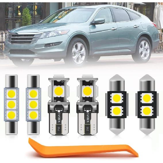 14pcs Accord Interior LED Lights Bulb Kit for Hon'da Accord 2008 2009 2010 2011 2012 Map Dome Trunk Lights Super Bright 6000K White LED Interior