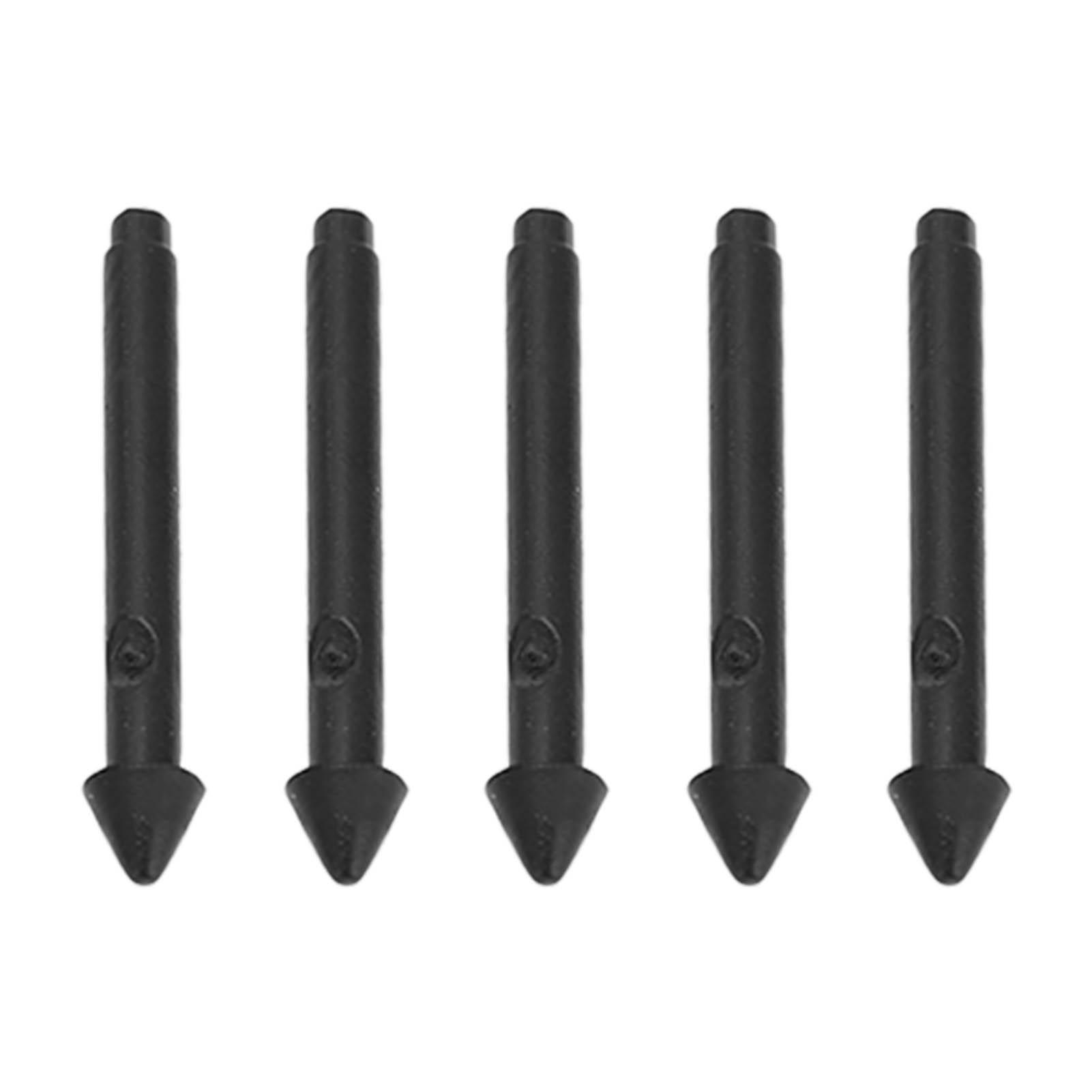 

5Pcs Pro Tablet Stylus Pen Tips Black 2H Sensitive Accurate Fine Glossy Tip Tablet Replacement Tips for Surface Pro 7 6 5 4 Book