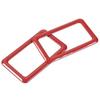 Inner Door Handle Decor Frame Cover 2* For Jeep Wrangler TJ 1997-2006 Bright Red