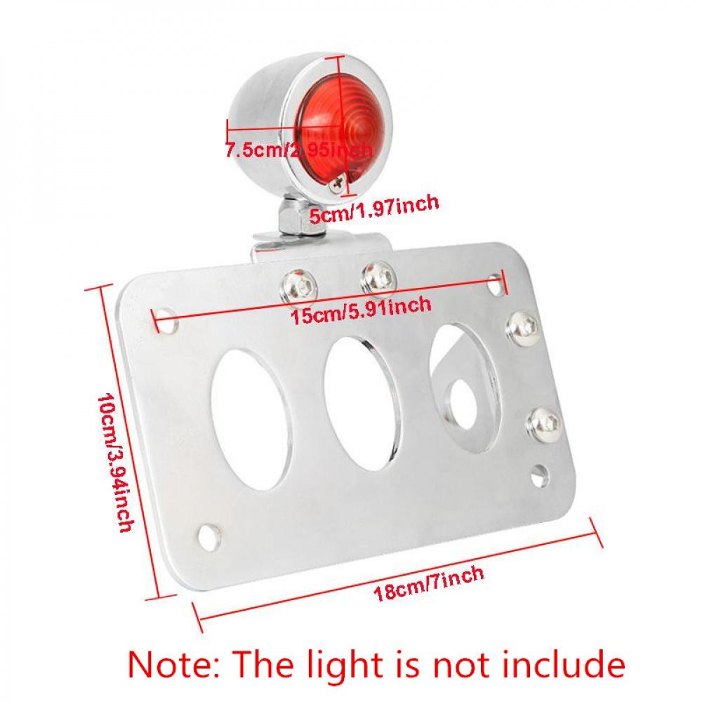 Horizontal/Vertical Side Mount License Plate Bracket