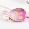 Yousheng Hair Claw Easter Bunny Design Back Head Hair Clip Anti-slip Teeth Strong Grip Shark Hair Clip Lightweight Versatile Hair Accessory