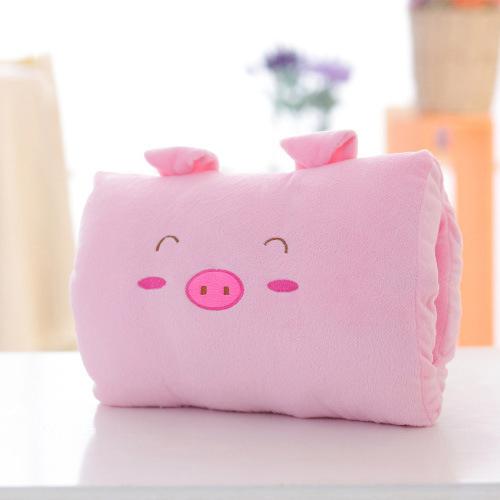 Cartoon Animal Plush Hand Warmer Cushion - Non-Electric Soft Pillow Gift for Kids & Toddlers