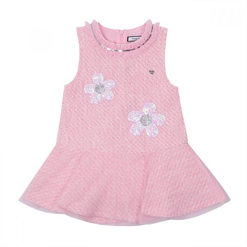 French Cat Pink Tweed Jumper Skirt Q41dco060p1 Pink/145