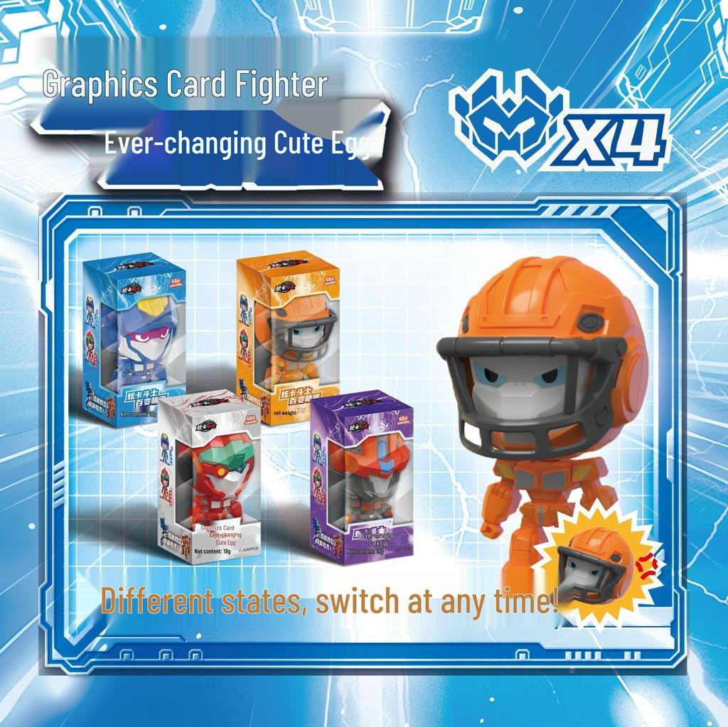 Transformace robota s velkou hlavou: Kiki Kaka Fighter 2 Sladkost pro děti