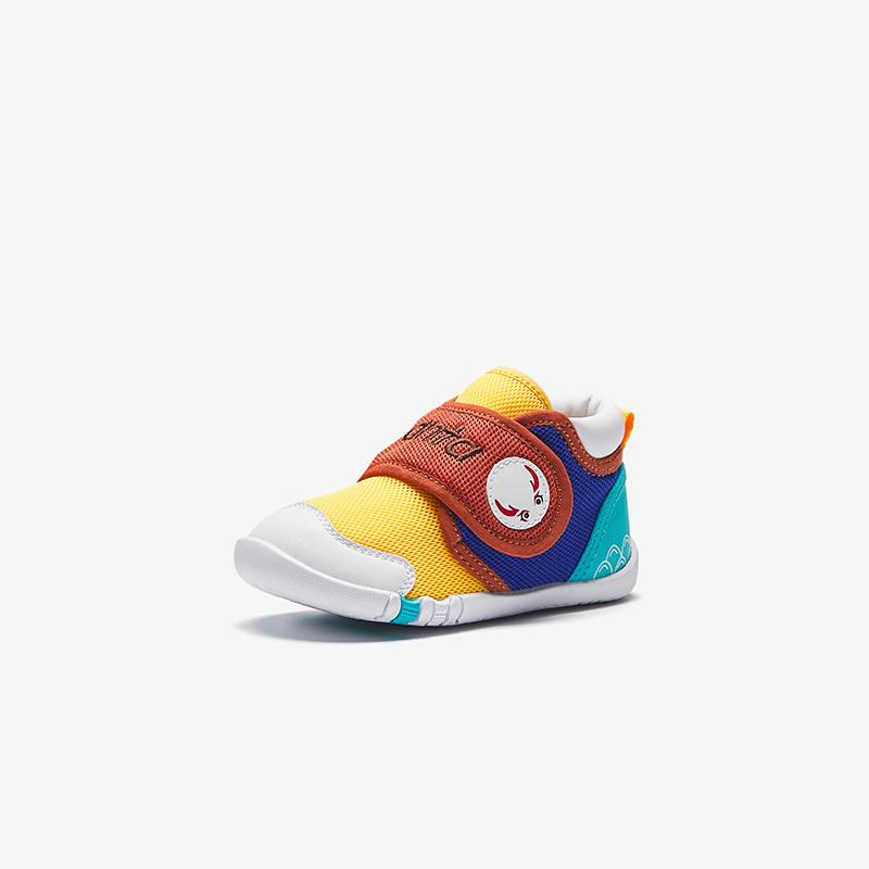 Anta Kids Fabric Synthetic Leather Trendy Fashion Skin-Friendly Comfortable Versatile Color Block Anti-Kick Breathable Low-Top Walking Shoes 312530033