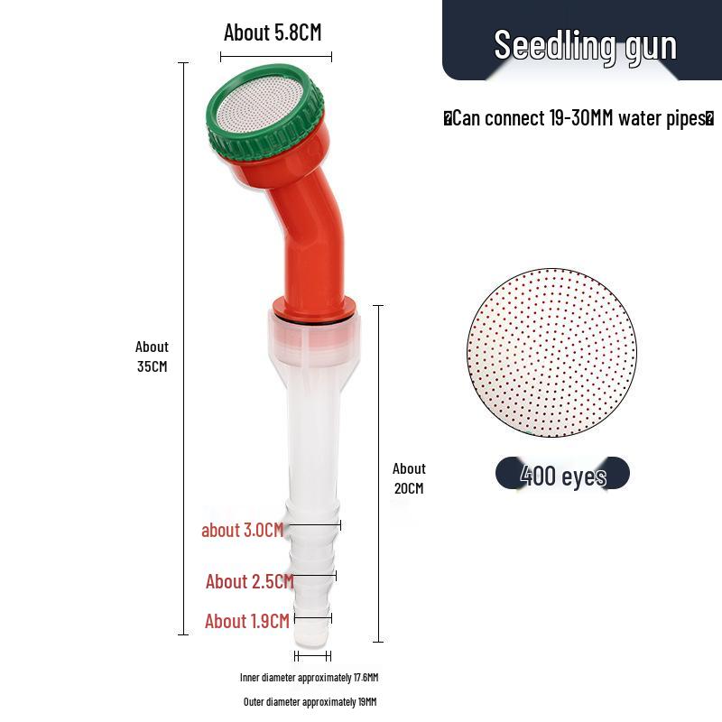 Garden Watering Sprayer Kit: Multi-Purpose Nozzle, Sprinkler, and Water Gun for Flowers, Vegetables, Greenhouse Seedlings, and Irrigation.