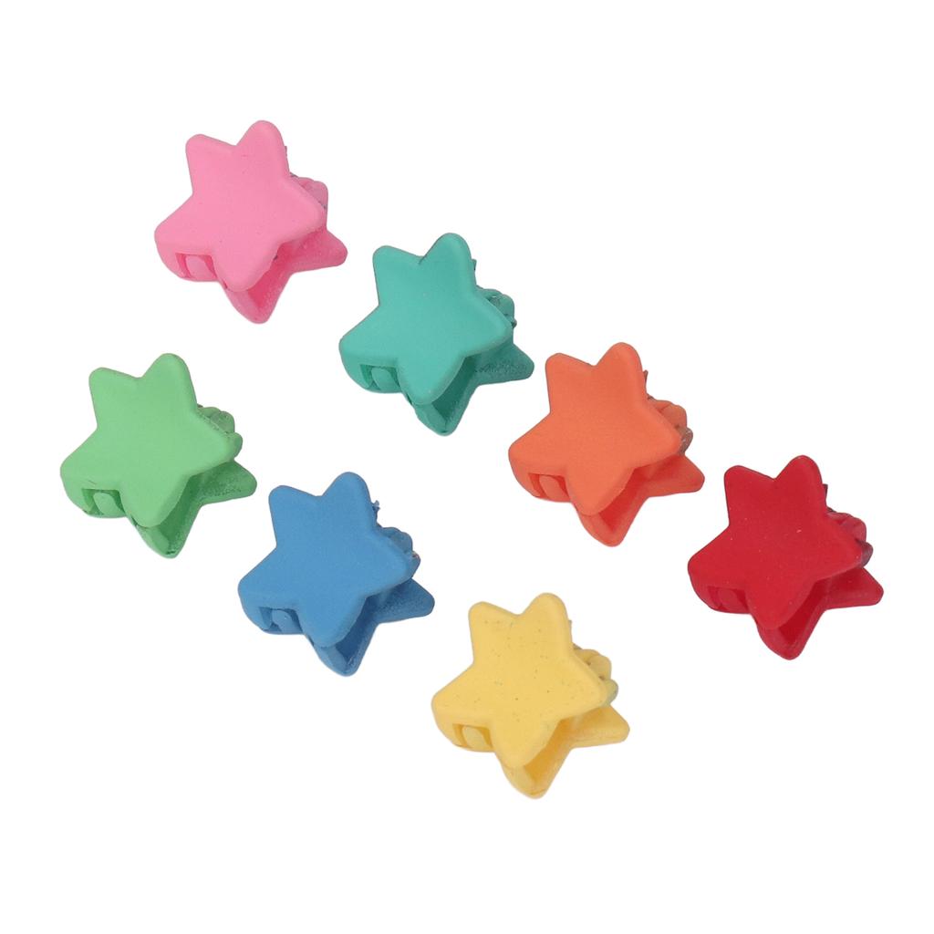 100 ks Malé hvězdičkové sponky do vlasů s drápky Různé barvy Roztomilé sponky s drápky Vlasové doplňky pro dívky Děti