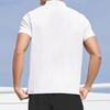 Li Ning Plain Color Breathable Short Sleeve Polo Shirt Men tops White APLT197-1