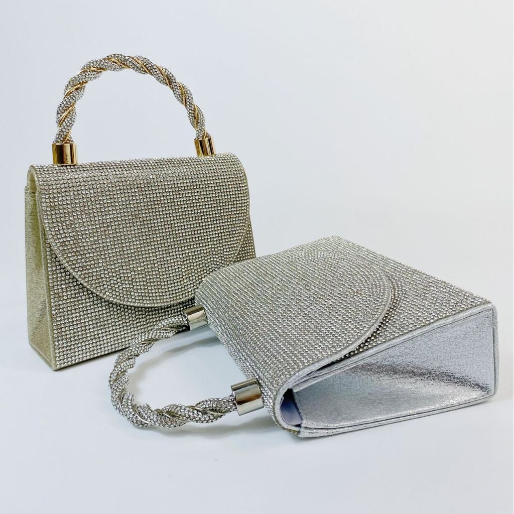 Bags Dinner Bags 2024 New Sequins Diamond Handbags Ladies Dress Wedding Bridesmaids Birthday Chain