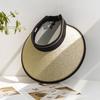 Big brim sun hat summer UV protection sun protection hat empty top hat women's sun hat straw hat collection