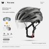 Bicycle Helmet with Color-Changing Goggles, Unisex One-Piece Mountain and Road Bike Safety Helmet Accessories