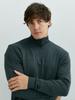 Men's Long-sleeved Base Layer Shirt, Half-zip Stand-up Collar Sweatshirt