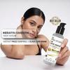 The Skin Story Keratin Shampoo Conditioner UV Protection Hair Serum Combo Kit Pack | Repairs, Nourishes, & Tames Frizz| For All Types Hair