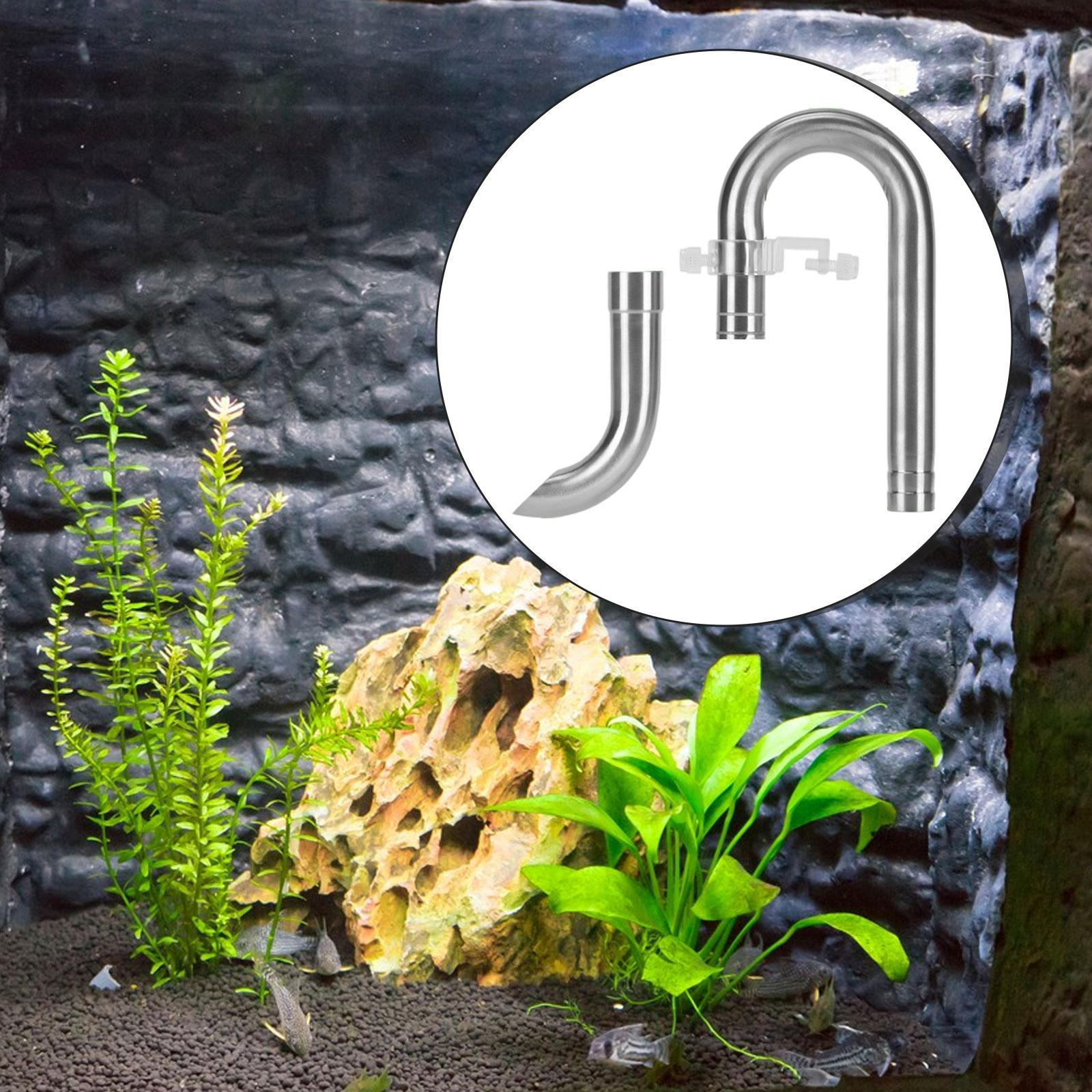 

Aquarium Lily Tube Tubing Connector Stainless Steel Water Plant Tank Easy Setup Lightweight 16 Outlet