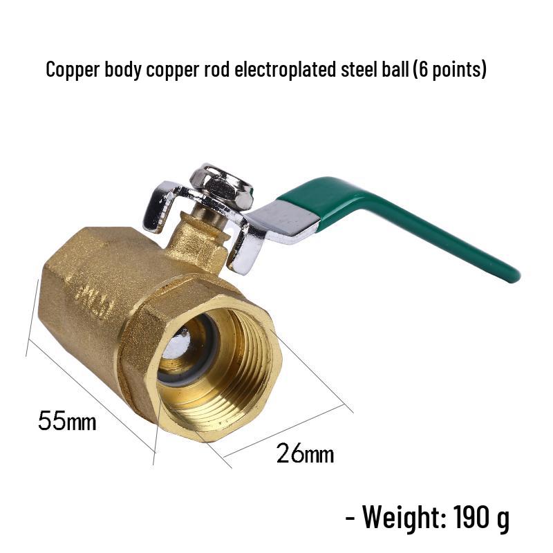Copper Ball Valve DN15, DN20, DN25, DN32 Radiator Tap Switch