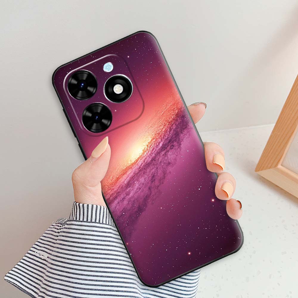 For Tecno Spark GO 2024 Case For Spark GO 2023 Cover Black Edge Soft Silicone Phone Cases For Spark GO 2022 Shell Bumper Funda