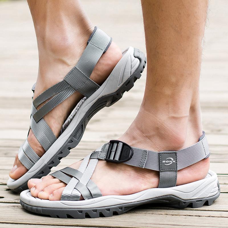 BONA/Новые классические стильные мужские сандалии — фото 6