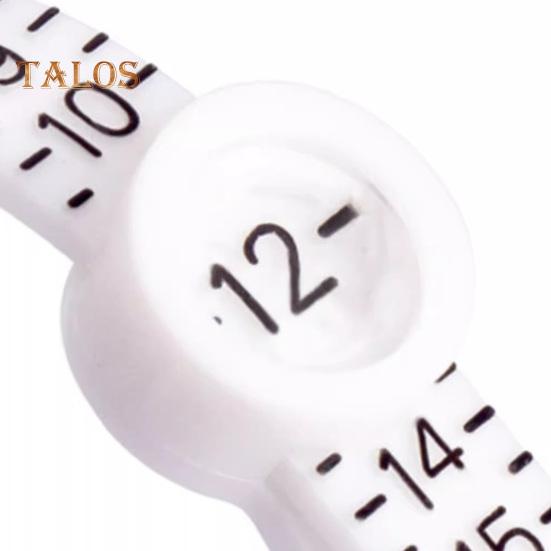 2 Pcs Ring Sizers with Magnified Glass for Convenient Reading Accurate Scale 1-17 Ring Measuring Belt Reusable US Finger Size Gauge Jewelry Sizing