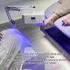 Lámpara LED UV para Uñas 48W 365nm 395nm 39LEDs Secador de Uñas Giratorio Herramienta para Pedicura con Temporizador para Secado de Esmalte en Gel para Uñas de los Pies Enchufe UE