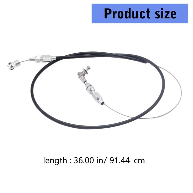 Replacement 36inch Stainless Throttle Cable Assembly for 350 302 SBF Automotive Accessories Easy Installation