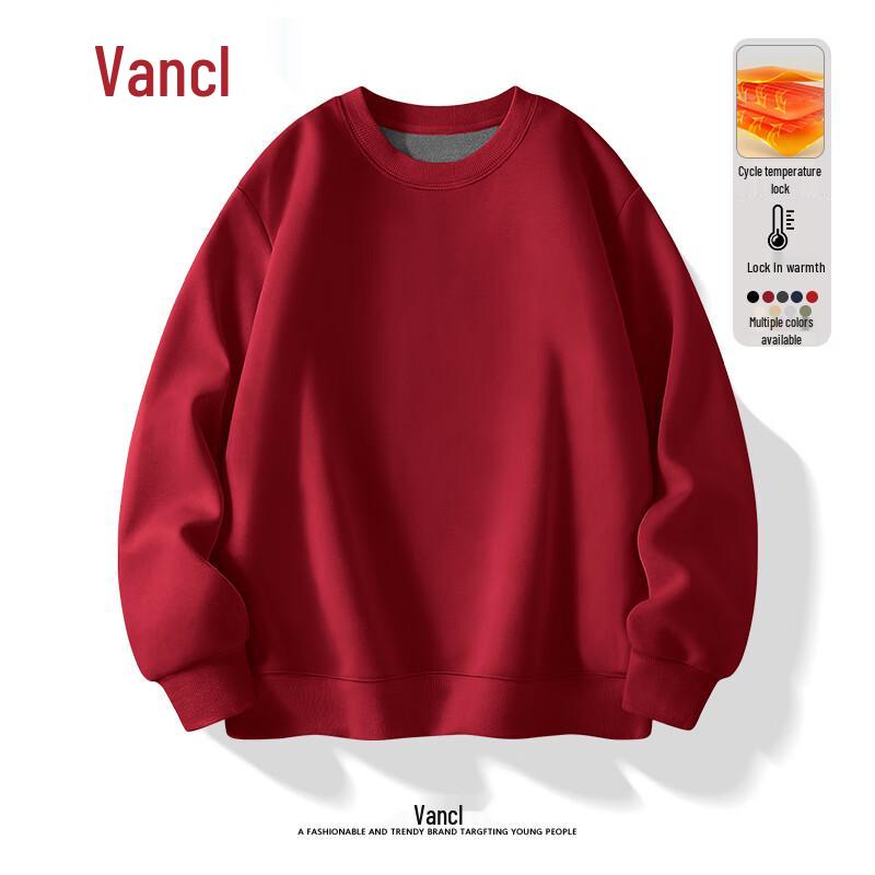 

VANCL Men s Winter Loose Fit Fleece Lined Sweatshirt 3XL