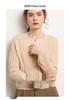 2024 Autumn/Winter Slimming V-Neck Hollow Knit Cashmere Cardigan