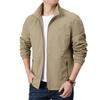 5722 Spring Men's Breathable Casual Jacket - Lightweight, Loose, Stylish Outerwear for Middle-Aged Men