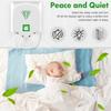 Mini Plug-in Air Purifier with 32 Negative Ions, EU Plug, Portable Fresh Air Generator for Bedroom, Kitchen, Bathroom, Office